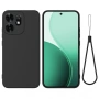 Силиконов Калъф за Honor X6d 5G - С ремък, Мек TPU, 4 цвята, снимка 1