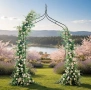 Комплект 3 бр. градински арки за цветя | Метална пергола 240 см | PraktiHome, снимка 3