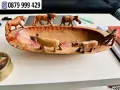 Африканска дървена купа на ловеца, снимка 1