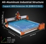 CNC фреза FoxAlien Masuter Pro 4040, CNC рутер, подобрена 3-осна фреза за дърво, метал, акрил, MDF, снимка 7