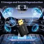 Мини безжичен CarPlay адаптер за iPhone, 2 в 1 CarPlay и Android Auto адаптер, кабелен към безжичен, снимка 5