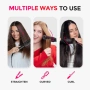 Четка преса за коса TYMO Flat Iron Hair Straightener Brush 2 in 1 200M Ions Ceramic Black, снимка 6