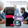 Нови Смарт Слушалки Преводач с Изкуствен Интелект BNARQP NE32 Open Ear с Тъч Дисплей 134 Езика ..., снимка 11