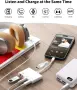 3-в-1 Lightning + USB C към Jack адаптер , снимка 2
