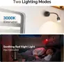 Комплект от 2 броя LED настолна лампа/светлинна стойка с гъвкаво рамо и димиране + 2 USB порта , снимка 7