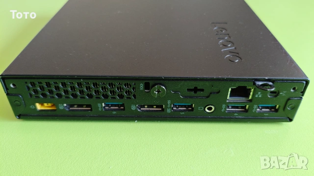 Продавам Lenovo ThinkCentre M700 Tiny /i3/16GB RAM DDR4/128GB M.2 SATA/640GB HDD/Windows 10 pro, снимка 4 - За дома - 54602529