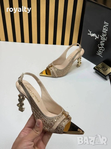 Yves Saint Laurent Нови Дамски Обувки на Ток YSL Различни Цветове , снимка 4 - Дамски обувки на ток - 55252599