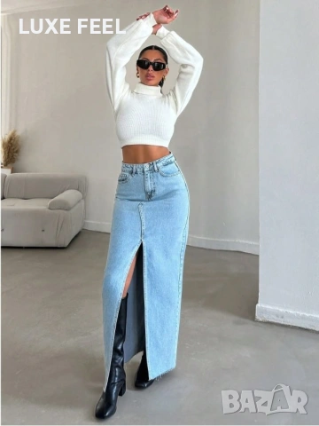 💎Дънкова Пола , снимка 2 - Поли - 54372141