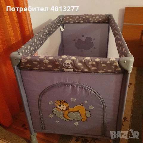 Детска кошара Lorelli San Remo 2 нива с матрак My Baby Mattress, снимка 3 - Кошарки - 54397524