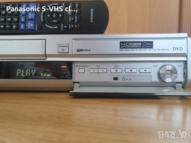 Panasonic DMR-EZ48 VHS-DVD recorder HDMI 1080/HD, снимка 4 - Плейъри, домашно кино, прожектори - 54966308