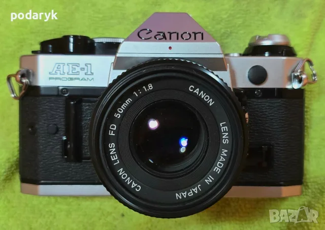 Canon AE-1 Program + Canon FD 50mm f/1.8 | Легендарен аналогов фотоапарат