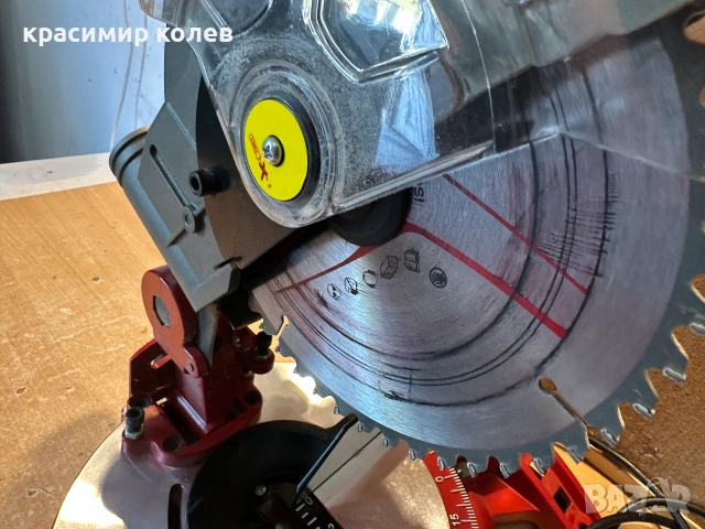 Einhell TC-MS 2112 - Настолен циркуляр 1600W 210mm , снимка 5 - Триони и циркуляри - 55086902