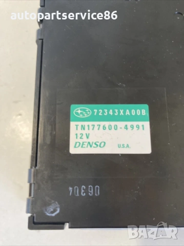 Блок за управление на климатика за Subaru Tribeca 3.0 V6 (2009) 72343XA00B , снимка 2 - Части - 54228549