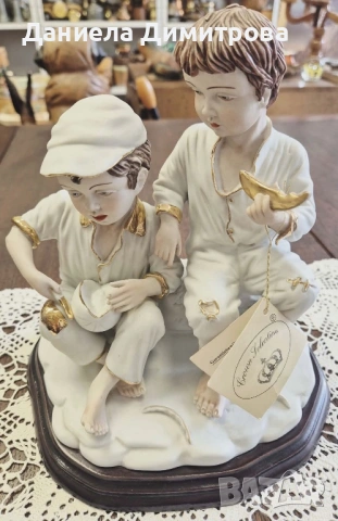 Порцеланова композиция, снимка 2 - Статуетки - 54176055