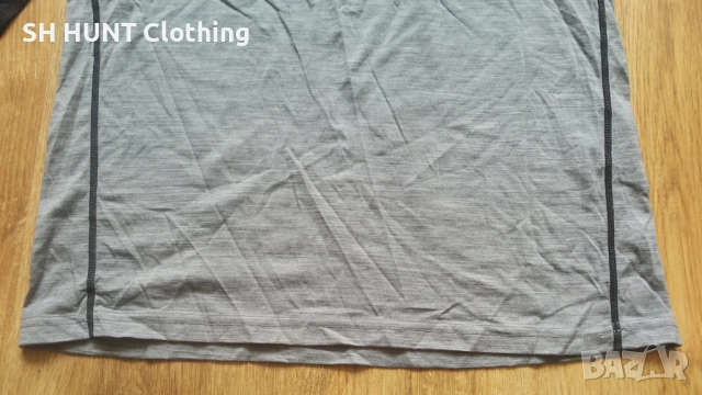 NORRONA Wool Zip Neck 89% Merino Wool размер M термо блуза 89% Мерино вълна - 2475, снимка 8 - Пуловери - 54160677