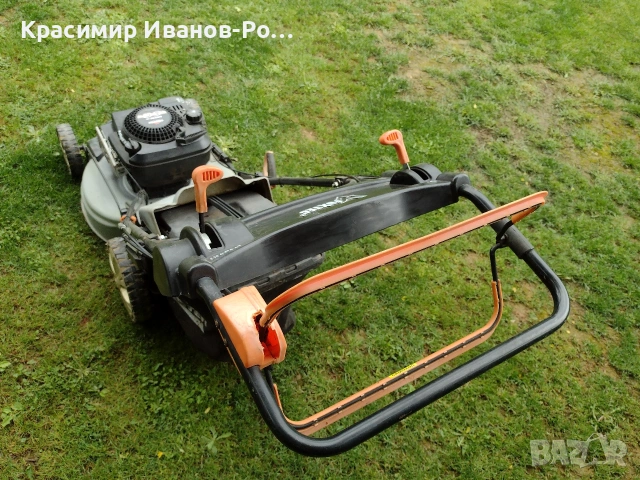 Бензинова самоходна косачка с кош, снимка 5 - Градинска техника - 54492093