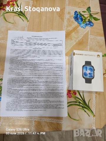 HUAWEI WATCH FIT 5 + Гаранция, снимка 2 - Смарт часовници - 55149761