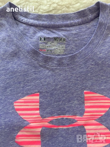 Дамска тениска Under Armour HeatGear – M размер, снимка 2 - Тениски - 55240593