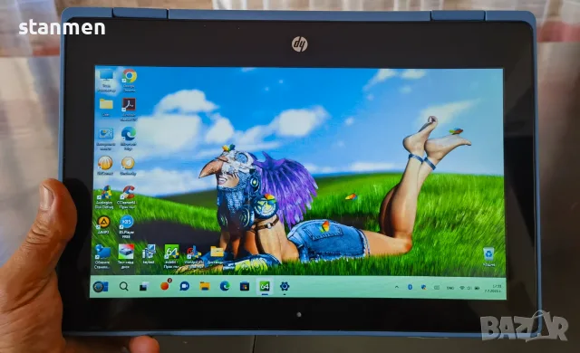 Продавам Гаранционен HP Touchscreen ProBook X360/IPS11.6сKам/4CoreUp2.7ghz/8gbDDR/SSD192gb/8чБат , снимка 3 - Лаптопи за работа - 55458303