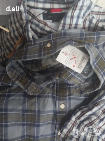GANT и Tommy Hilfiger Size 2XL Нови ризи от Памук