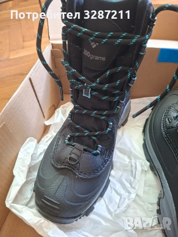 Дамски зимни обувки Columbia Bugaboot III - black/pacific rim, снимка 2 - Други спортове - 54299340
