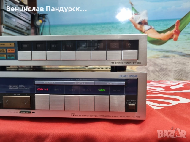 Sony Amplifier TA-AX5 и Sony Stereo Tuner ST-JX5, снимка 3 - Ресийвъри, усилватели, смесителни пултове - 54196463