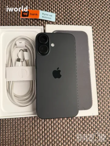 КАТО НОВ❗️ iPhone 16 ❗️Лизинг от 20€/мес ❗️Black 128GB  черен, снимка 4 - Apple iPhone - 55402840
