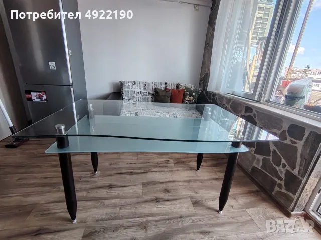 Кухненска  стъклена маса, снимка 4 - Маси - 55698509