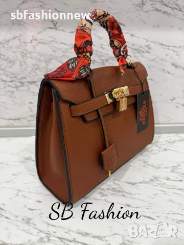 Hermes Kelly бежова чанта, снимка 2 - Чанти - 52656621