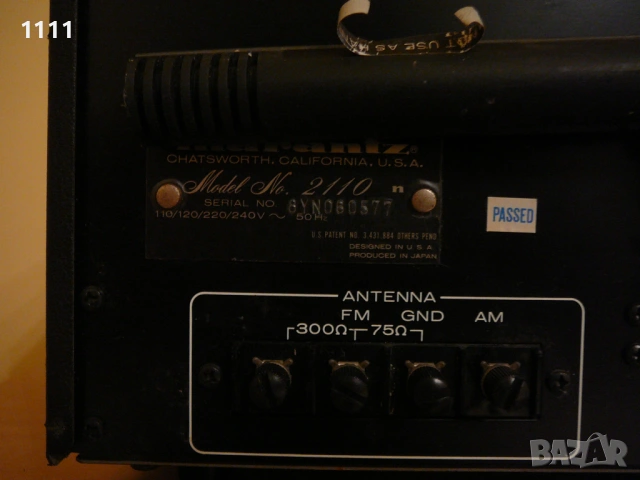 MARANTZ 2110, снимка 7 - Ресийвъри, усилватели, смесителни пултове - 54881724