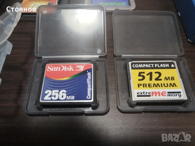 Compact Flash карти памет за камери. , снимка 3 - Чанти, стативи, аксесоари - 54560926