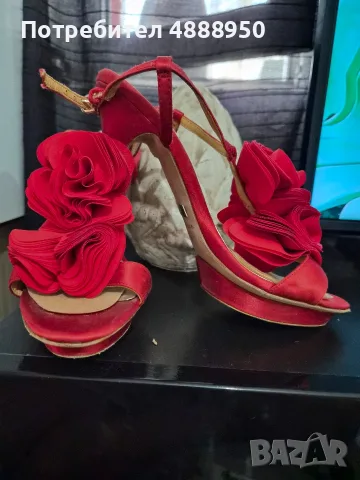 сатенени сандали Badgley Mischka 