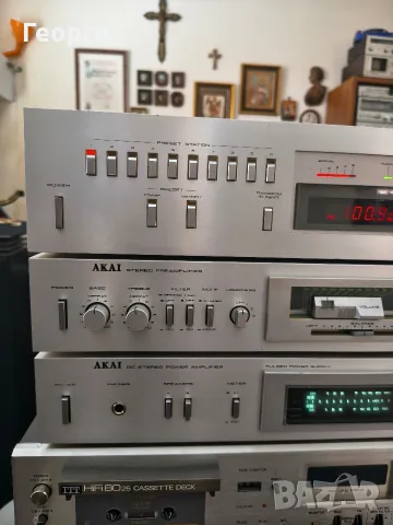 Предусилвател,Стъпало и Тунер Akai PR-A04,PR-W04,AT-S55, снимка 8 - Аудиосистеми - 55603324