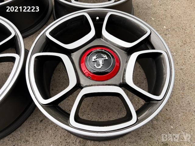 4 броя алуминиеви джанти за Fiat 500 Abarth 17, снимка 10 - Гуми и джанти - 54886477
