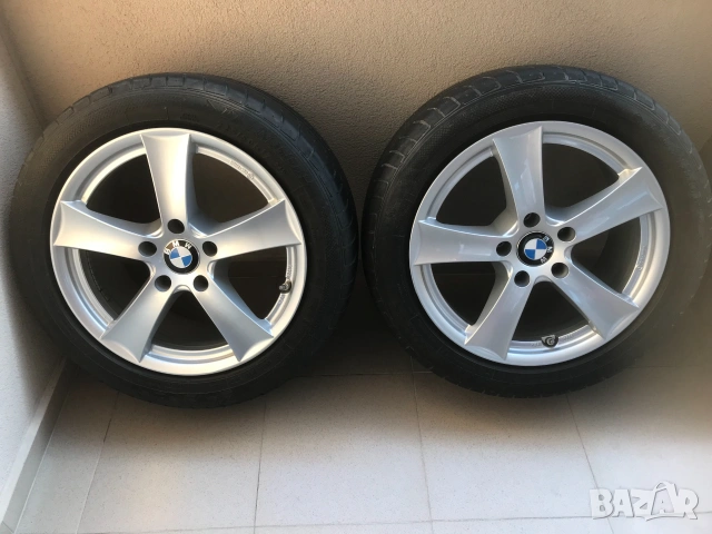 Алуминиеви джанти 17 инча Dezent 5x120 8J ET34 с летни гуми за BMW F30 F31 F3x, снимка 2 - Гуми и джанти - 55164584