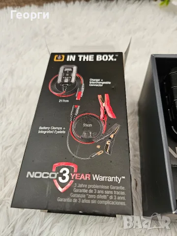 Ново интелигентно зарядно за акумулатор NOCO GENIUS1 (6V/12V, 1A), снимка 3 - Аксесоари и консумативи - 55693981