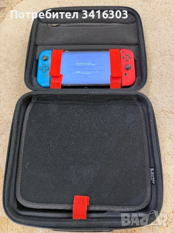 Nintendo switch oled + куфар за транспорт , снимка 4 - Nintendo конзоли - 54576095