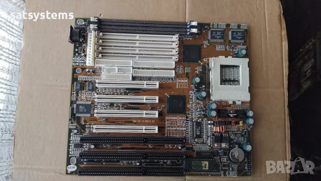 Дънна платка Kaimei KM-T5-T1 Ver 1.32 Socket 7, снимка 4 - Дънни платки - 55335274