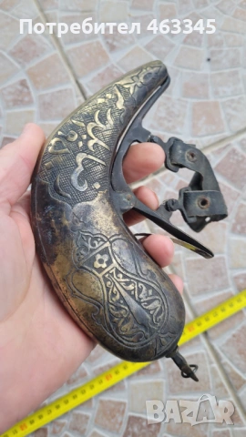 Барутница, пушка, пищов, пистолет, снимка 3 - Антикварни и старинни предмети - 54369473
