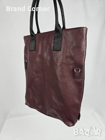 Нова дамска чанта Sir Oliver в бордо с дълга дръжка