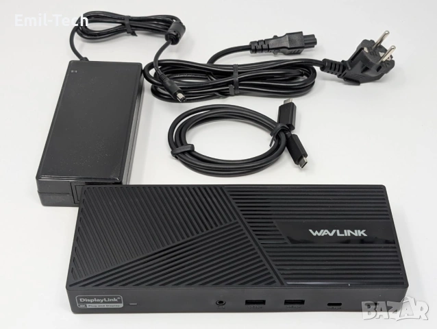 WAVLINK 15-в-1 USB-C Docking Station – Triple Display, 100W PD, HDMI/DP, снимка 4 - Рутери - 54780844