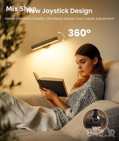 Нови Акумулаторни стенни лампи с батерия 7500mAh, снимка 6 - Друга електроника - 55050879
