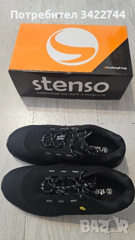 Работни обувки /safety shoes/STENSO jett black low S1PL ESD SR /размер 42/, снимка 4 - Маратонки - 54491655