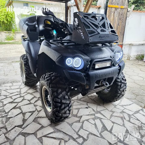 Kawasaki Brute Force 750 с много доработки и екстри, топ състояние