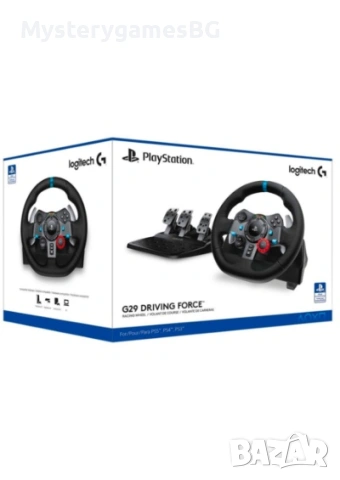 Висок Клас Волан Logitech G29 за PS4/PS5/PC - 1 Година Гаранция, снимка 3 - Аксесоари - 54491788