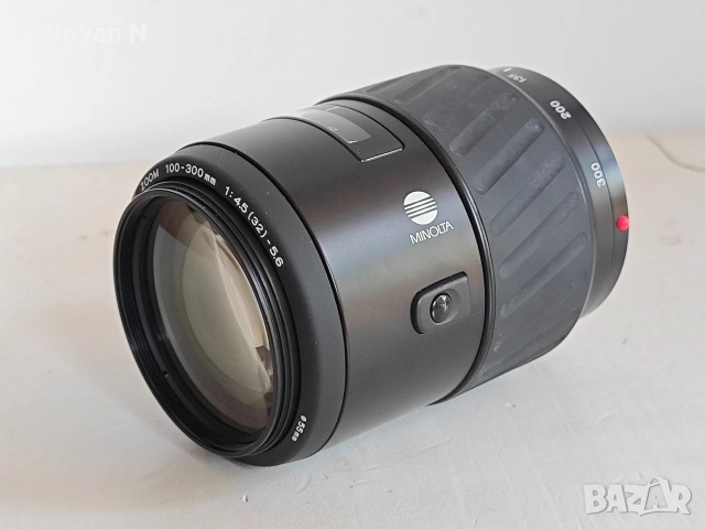 Обектив Minolta AF 100-300mm f/4.5-5.6 за Minolta A/Sony A байонет (за ремонт/части), снимка 2 - Обективи и филтри - 54626034