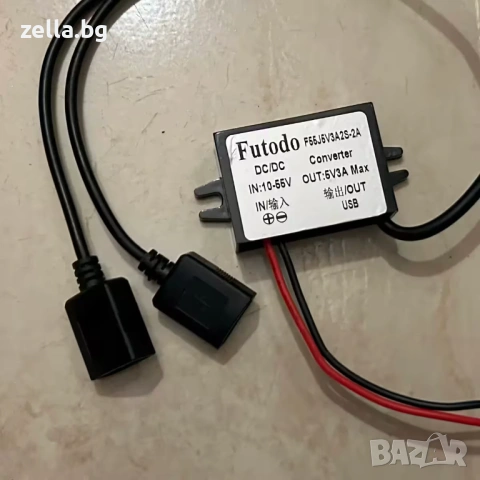 Step Down модул 12V 24V 36V 48V към 5V 3A USB – DC-DC конвертор за автомобил, соларни системи 10374, снимка 8 - Друга електроника - 54685124