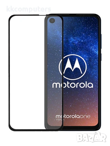 5D стъклен протектор за Motorola One Vision (XT1970)