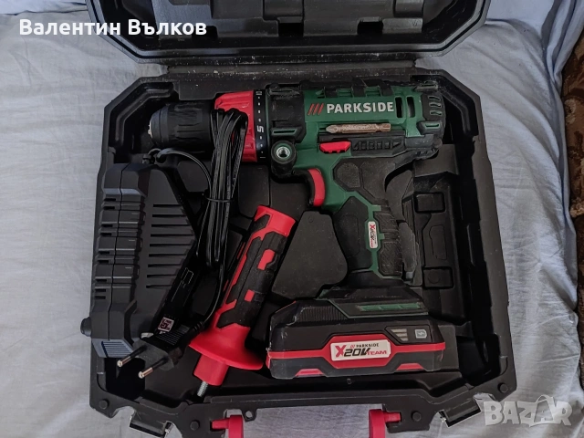 Продавам винтоверт Parkside 20V, снимка 2 - Винтоверти - 54376375