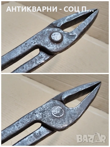 Стари Ковани Ковашки Клещи / ИМАТ ПУКНАТИНА! / НОМЕР 1765., снимка 5 - Антикварни и старинни предмети - 53991431